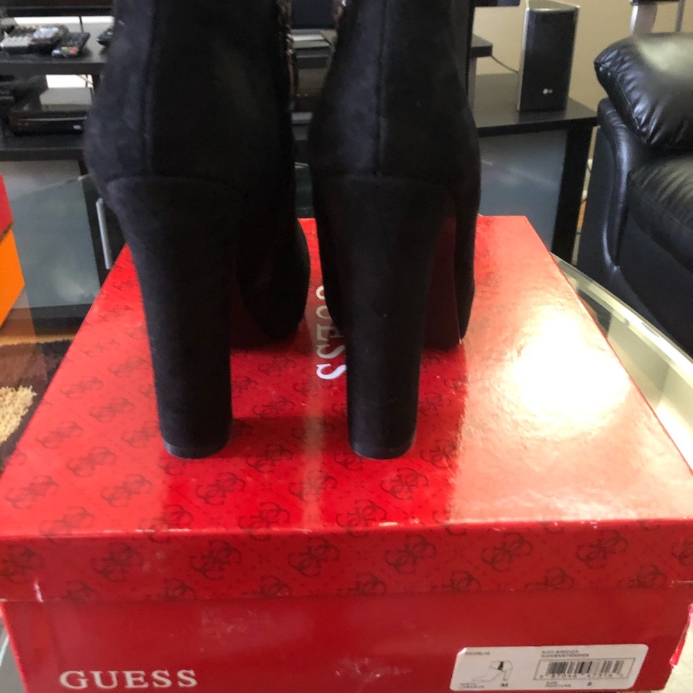 Guess suede booties